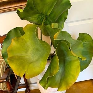 (7) Pier 1 Lily Pad Faux Floral EUC (some NWT)